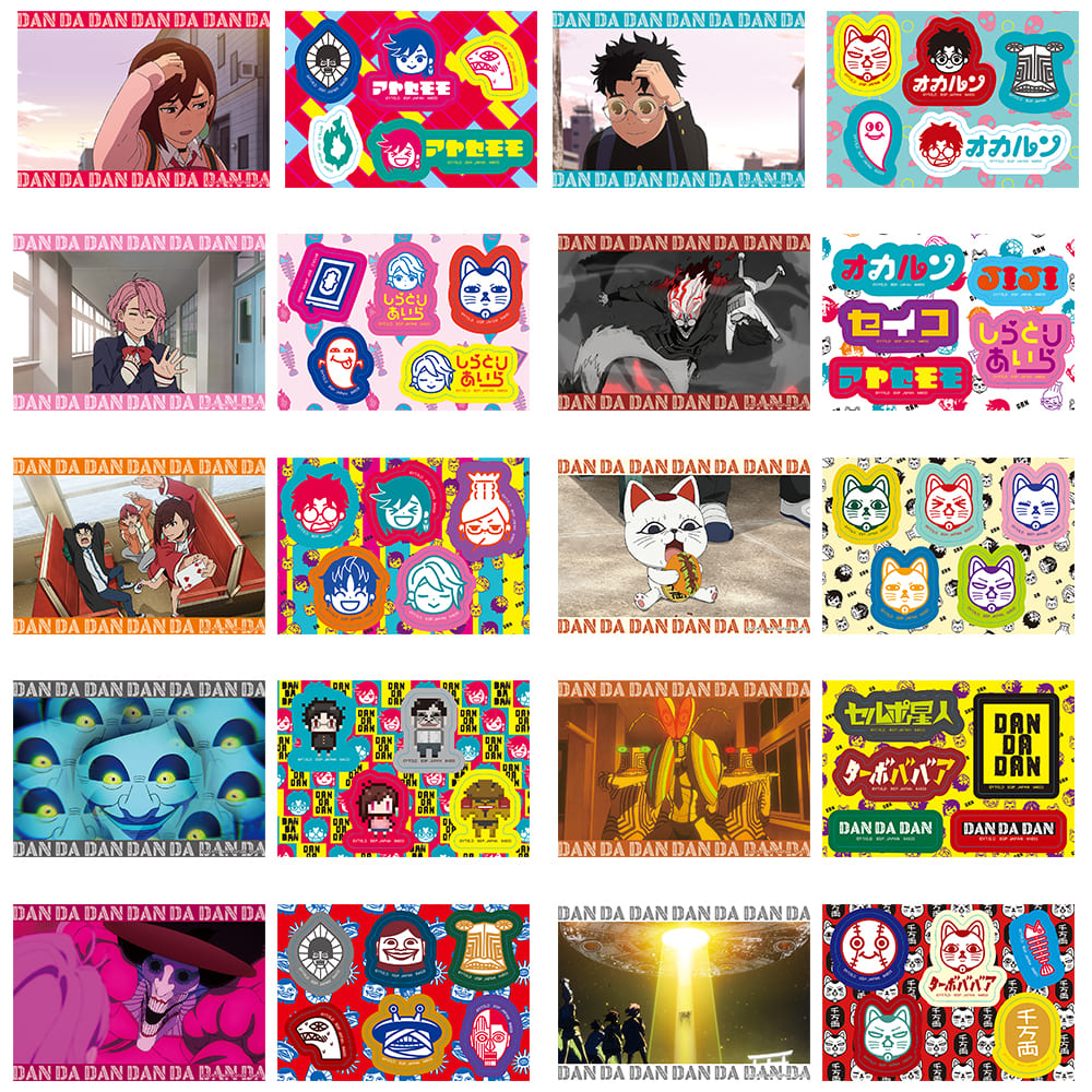 F賞 貼紙套組(全10款隨機) 約10cm