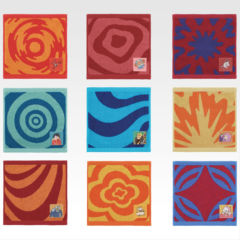 H賞 角色主題提花毛巾(全9種隨機)